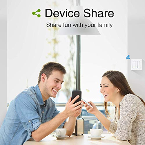 Smart Switch Alexa Smart lichtschakelaar, wifi-smart-wandschakelaar met afstandsbediening en timer, Alexa Echo… - Image 4