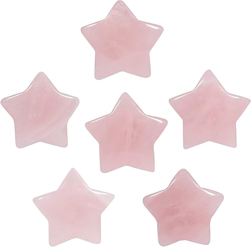 mookaitedecor Juego de 5 piedras de palma con bolsillo de cristal curativo en forma de estrella, piedra de preocupación pulida para equilibrio de disponible en Yaxa Colombia