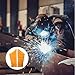 VALICLUD Cowhide Leather Welding Sleeves 1 Pair Heat Resistant Arm Protection Sleeves Anti-scalding Tool for Welders