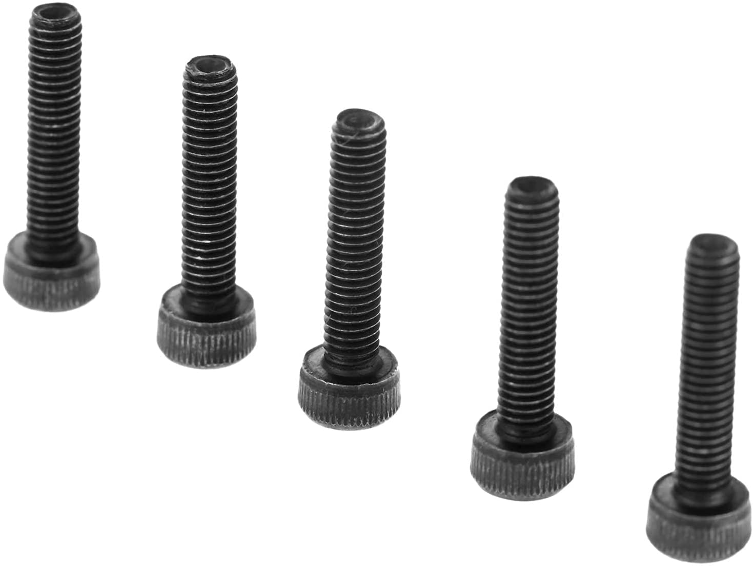 BATLAM 50Pc Negro M3 12.9 Grado Tornillo de Hierro Tornillo de Cabeza Hueca Hexagonal Sujetador de Muebles M3 * 4 mm / 5 mm / 6 mm / 14 mm / 16 mm / 25 mm / 30 mm (Tamaño : M3x25mm) (M3x25mm)