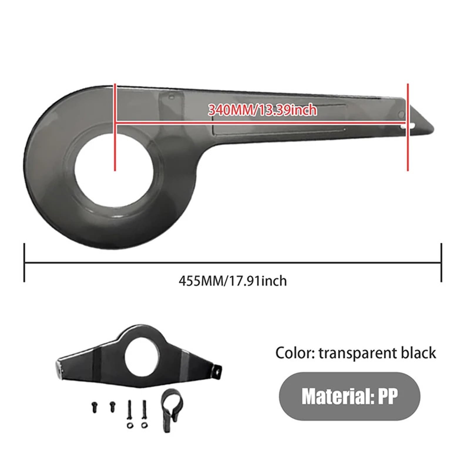 Copricatena Bicicletta 1 Set di paracatena Universale for Bici Adatto a 32-36T, Copertura Robusta for Bambini, Bici for Adulti, Accessori durevoli for Il Ciclismo