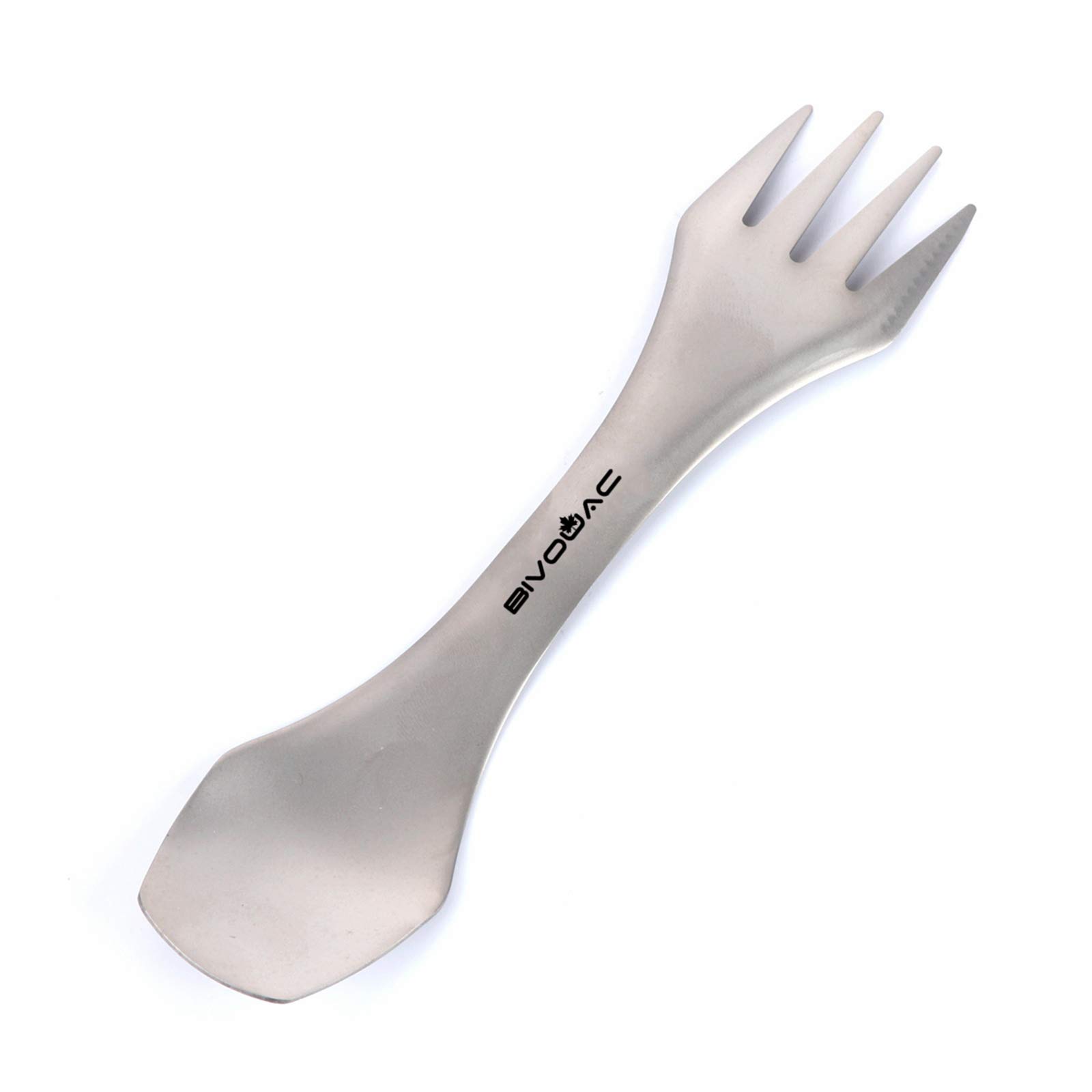 BIVOUAC Titanium Spork 3 In 1 Camping Culterys Travel Untensils for Backpack