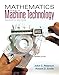 Mathematics for Machine Technology