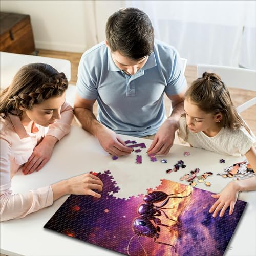 Puzzle 1000 Pezzi Formiche Animali Puzzle Regali Giocattoli Puzzle In Legno Adolescenti Puzzle Divertenti Giochi Antistress Staycation Kill Time 1000 Pezzi （50X75 Cm） - 5