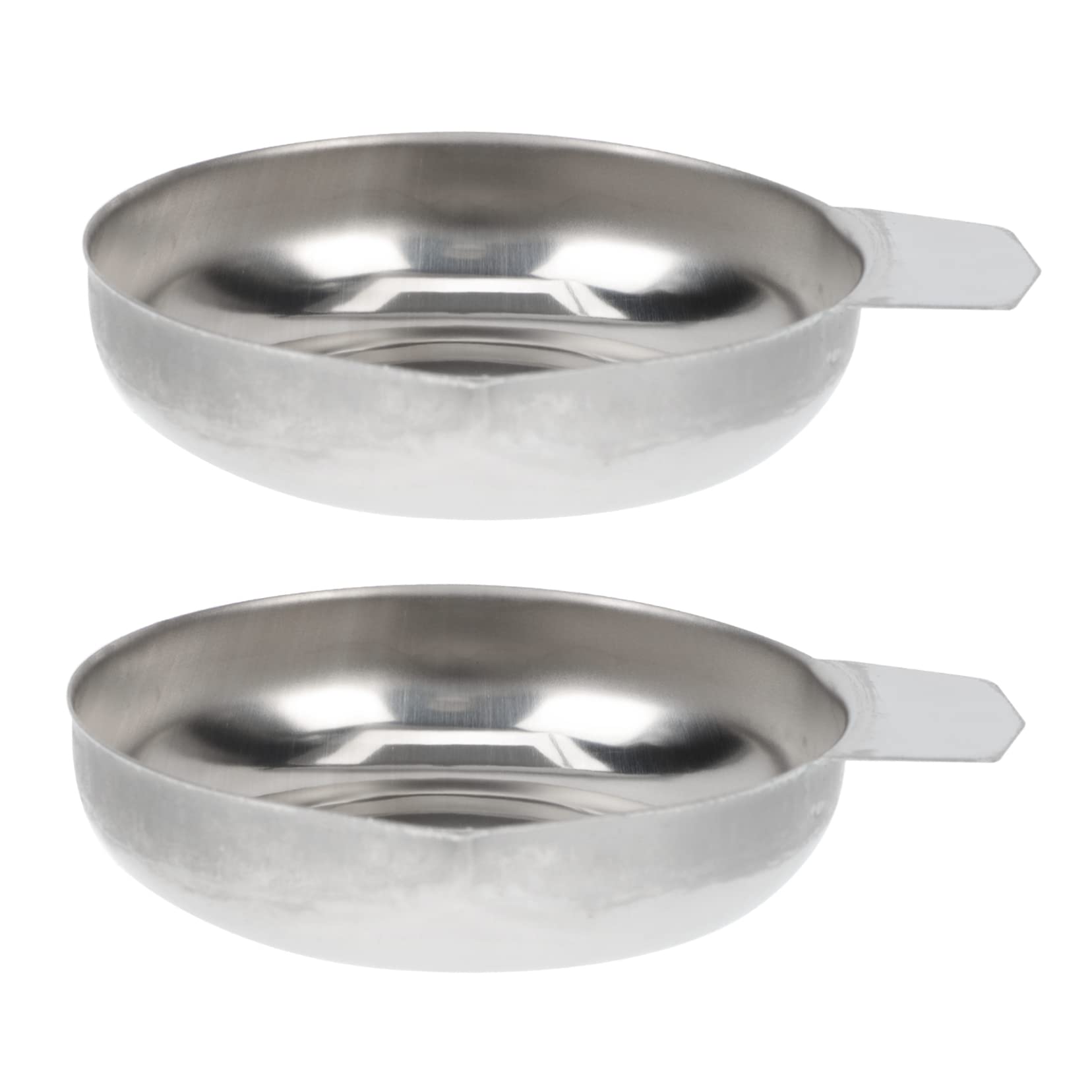 2 Vassoi In Acciaio Inox Per Bilancia Elettronica - Piatti Per Pesare Oro, Spezie E Materiali Preziosi - Foto 2