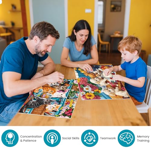 Puzzle de 300 piezas Animales 8-12 anos miniatura 5