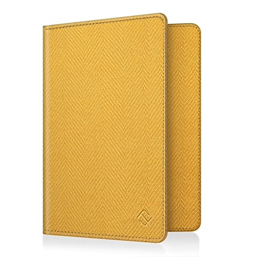 Image of FINTIE Passport Holder, Slim Travel Wallet RFID Blocking Card Case Cover Passport Cover Protector Essentials with Credit Card Slots for Women /Men | Slim