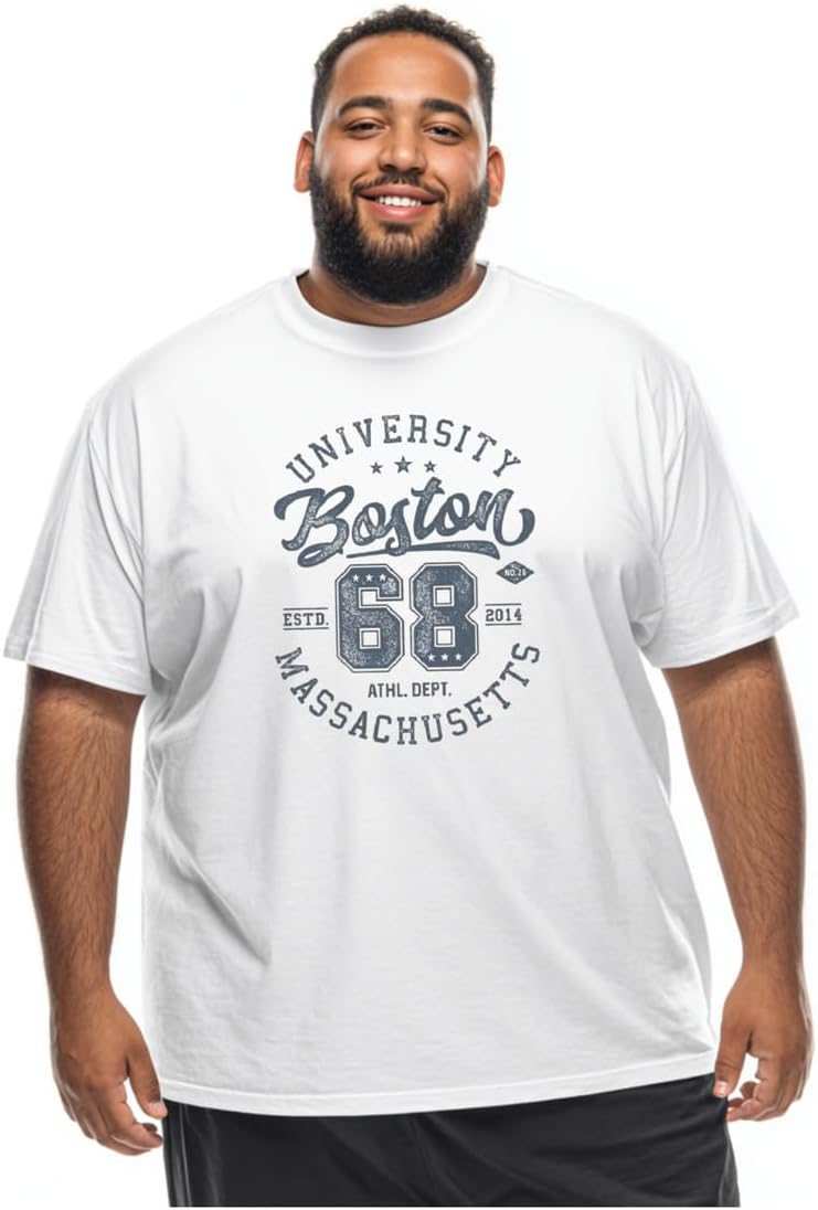 Camiseta Masculina Grande 100% Algodão Basquete