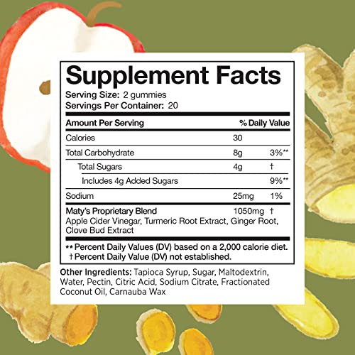 Matys Acid & Indigestion Relief Gummies, Safe Antacid