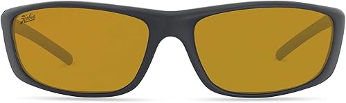 Miniatura 2 de Hobie Cabo - Gafas de sol polarizadas ovaladas, color negro satinado, OSFA, Negro satinado