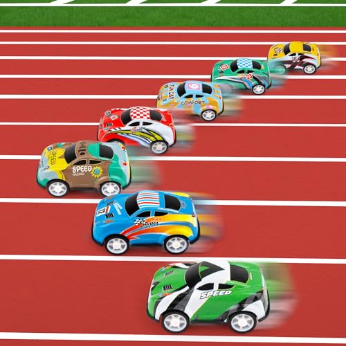 Set de 36 autos mini pull back para niños y niñas miniatura 4