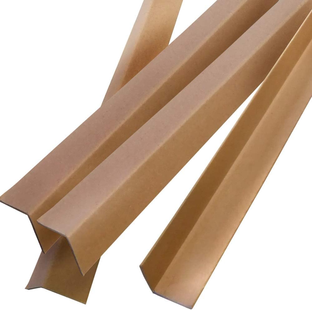 Profilés d'angle en carton pressé – protège-coins en carton professionnels – longueur 100 cm kit de 10 pièces.
