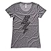 Moment Gear Harry Potter Spells Lightning Bolt Womens Tee Shirt Medium Grey
