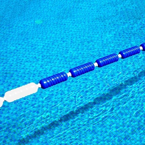Swimming Pool Safety Rope Float Kit Professional Competition Divider LinePool Safety Rope, Buoy Boundary Line for Deep and Shallow Water Separation, Enhances Visibility and Safety for Swimmi