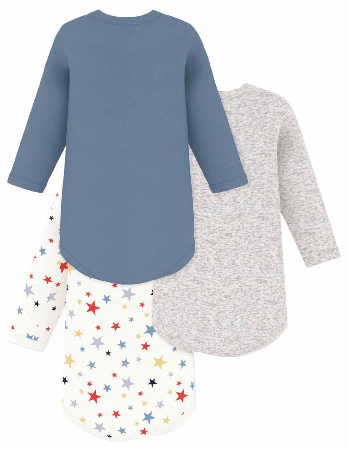 Petit Bateau A0fnm Biancheria intima GIORNO Unisex - Bimbi 0-24 (Pacco da 3)
