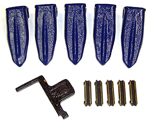 H&L Tooth Company 230ST USA Forged Star o 230CST Cast Star Retroexcavadora dientes más 23FP Flexpins (paquete de 5) para Deere, Caso, JBC y más. +