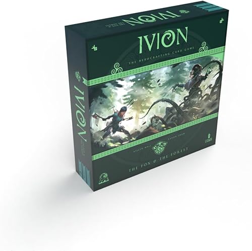 APE Games Ivion The Fox & The Forest - Juego de mesa de construcción de mazos de lucha de fantasía y herocrafting, compatible con autónomos y cruz,