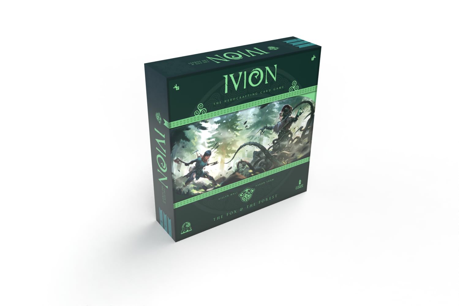 APE Games: Ivion: The Fox & The Forest - Herocrafting, Fantasy Fighting Deck-Building Board Game, Stand-Alone & Cross Compatible, Ages 13+, 2 Players