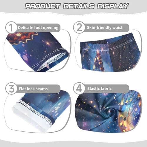 Toddler Girls Leggings Printed Yoga Pants Leggings Blue Purple Butterfly for Kids3