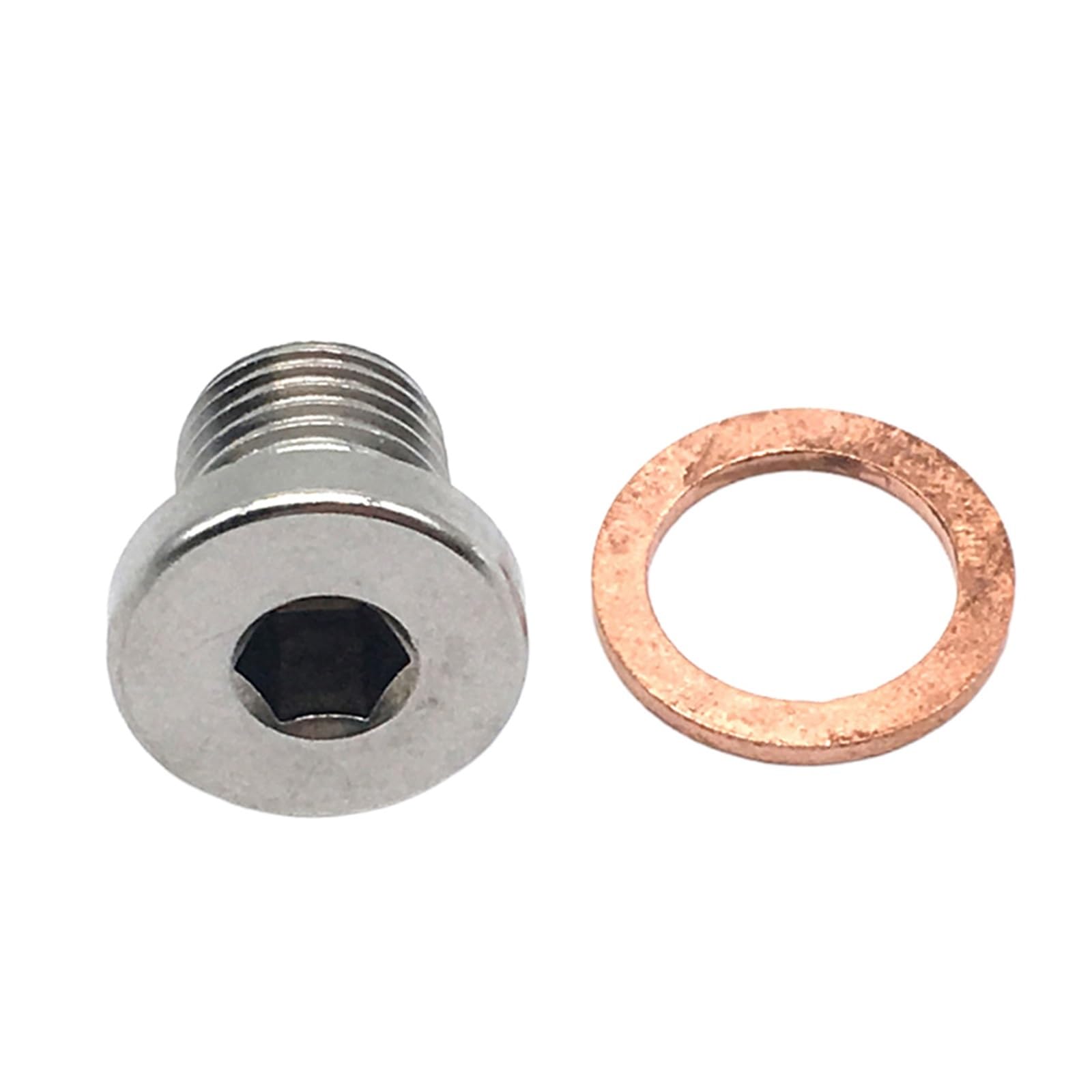 Bouchon d'échappement M12x1,25 en acier inoxydable pour capteur d'oxygène O2 Lambda