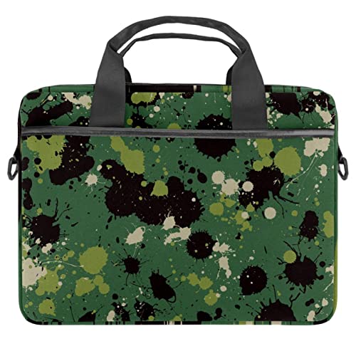 Sacoche ordinateur 14.5" contre les rayures à pois vert