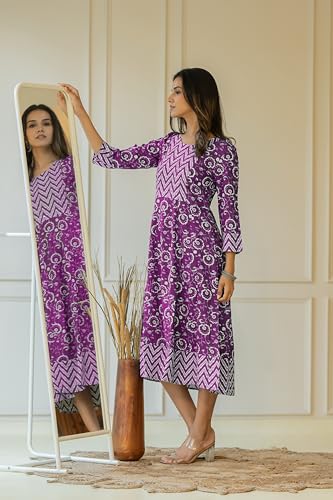 Image of MIRCHI FASHION Women's Anarkali Printed Kurti Only