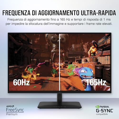 Corsair XENEON 315QHD165 Monitor da Gioco IPS QHD da 31,5 Pollici - 2560 x 1440, 165Hz, 1ms, Compatibile con NVIDIA G-SYNC, AMD FreeSync Premium, HDR, DisplayPort, HDMI - Nero - Immagine 2