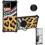 Aroepurt Coque pour Vivo iQOO Neo7 Pro Coque Compatible avec Vivo iQOO Neo7 Pro Coque �tui [avec Tremp� 9H Protection D'�cran] Case Support PC + Silicone IMDH-ZBW