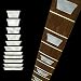 Fretboard Markers Inlay Sticker Decals for Guitar & Bass - Dish Trapezoid Les Paul - WP
