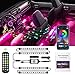 Éclairage LED Voiture Intérieur, AUXIRACER éclairage intérieur pour auto, Bande Lumineuse LED Multicolore de Synchronisation Musicale Kits D'ambiance Avec APP|12V Le Chargeur Voiture|Télécommande