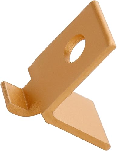 Miniatura 3 de 20 clips dorados para estantes, soportes de metal para estantería, clips para estantería de gabinete de cocina, 20 unidades