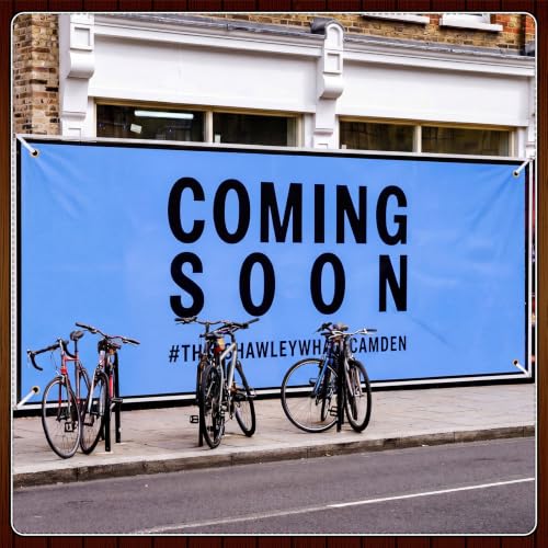 Image of Zonon Large Blank Banners And Signs Polyester Oxford Cloth Sublimation Banner To Decorate With Hanging Rope For Indoor Wall Outdoor Easy to Hang DIY Signs For Business Office(White,5 x 12 Feet)