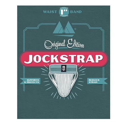 MM Edition Herren Supporter Jockstrap, schwarz/Grau, L