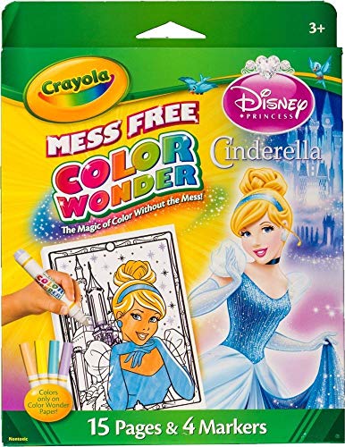 Crayola Mess Free Color Wonder Disney Princess Coloring Pad