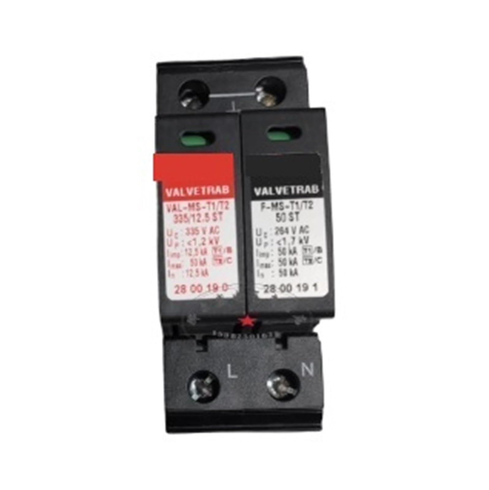 Protezione da sovratensione T1/T2 335/12,5/1+1-FM 2800186