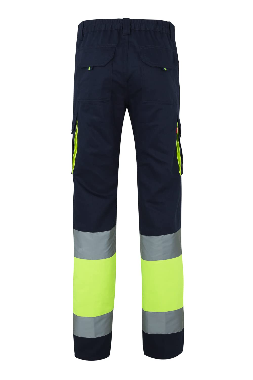 Velilla Pantalón Alta Visibilidad 100% Algodón Bicolor Multibolsillos