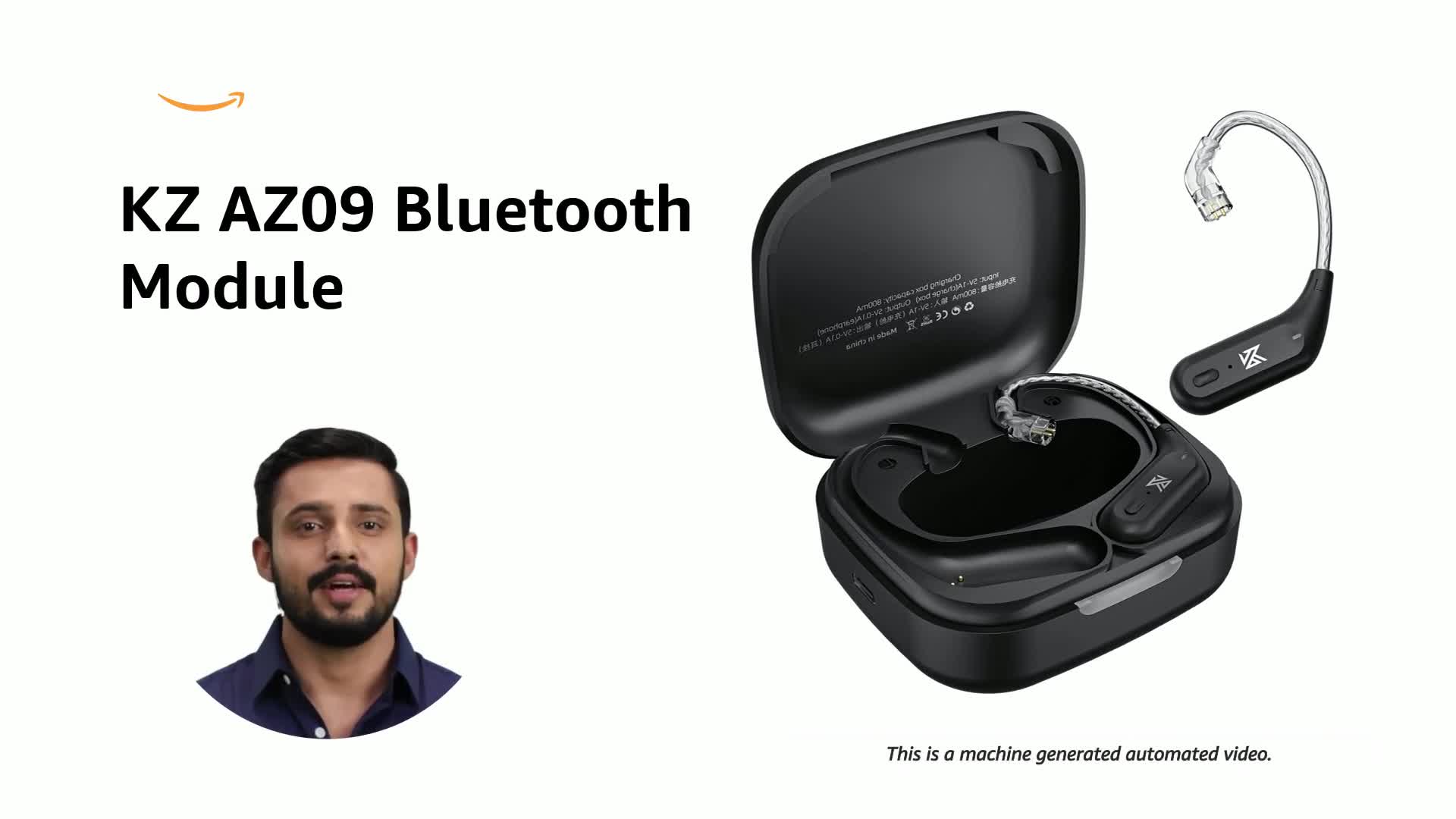 Wireless Bluetooth Cable, KZ AZ09 5.2 Waterproof Bluetooth Module