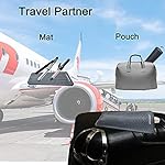 Flat-Iron-Travel-Mat-Curling-Iron-Counter-Protector-with-1-Piece-Heat-Resistant-Glove-for-Curling-Irons-Hair-Straightener-Flat-Irons-and-Hair-Styling-Tools