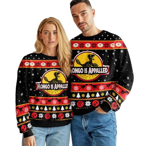 Image of 99TIMORO Crawler Game Ugly Christmas Sweater for Men and Women, Holiday Pullover Novelty Crewneck Sweatshirt, Festive Outfit Gift