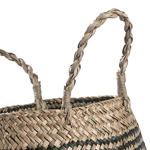 Panier de fleur en jonc de mer tressé main de haute qualité - 6