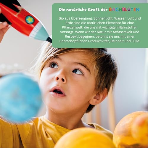 Lemon Pharma Original Bachblüten Kinder Globuli Konzentration - Wachsam und Beständig - Bio, vegan & alkoholfrei - Für Schule und Kindergarten, Streukügelchen für Kids nach Dr. Bach, 20 g
