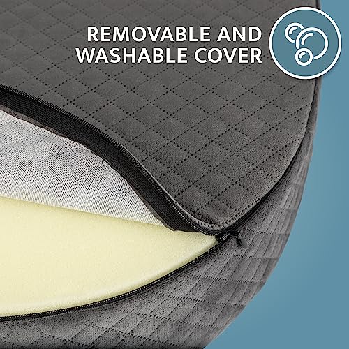 Image of Kӧlbs Wedge Pregnancy Pillow | Memory Foam Pregnancy Pillow for Sleeping, Back, Knees and Legs | Maternity Wedge Pillow for Belly Support