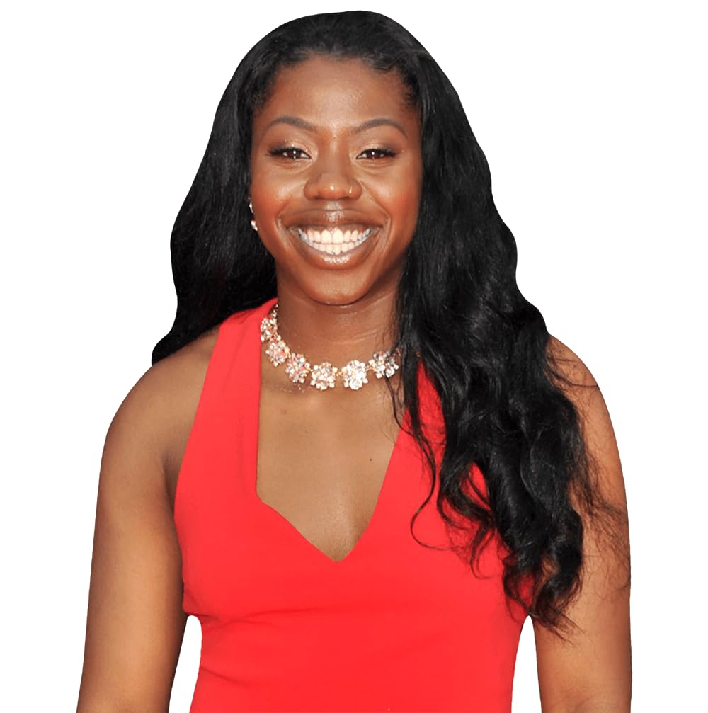 Arike Ogunbowale (Red Jumpsuit) Half Body Buddy Cutout