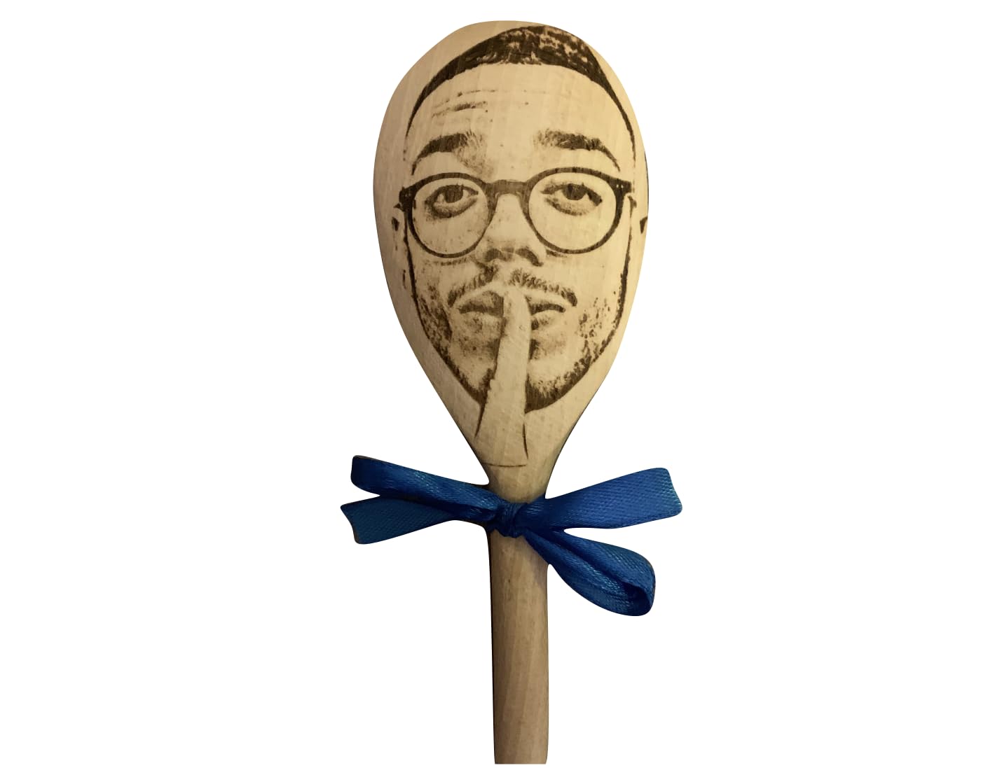 Personalised Face Engraved Wooden Spoon – Funny Custom Photo Gift for Friends & Family – Unique Birthday, Housewarming or Best Friend Present – Handmade Kitchen Keepsake