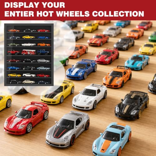 Image of TJ.MOREE 1 /43 Scale Model Car Display Case Diecast Car Model Toy for Wall