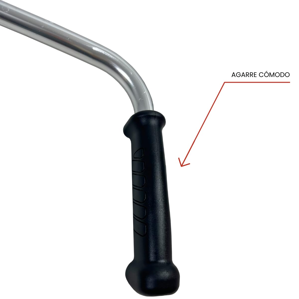 Manubrio universale in alluminio per decespugliatore 22 cm - Include telecomando acceleratore con cavo 1 mm (ø 22 mm) per un controllo preciso, comodo e facile da montare