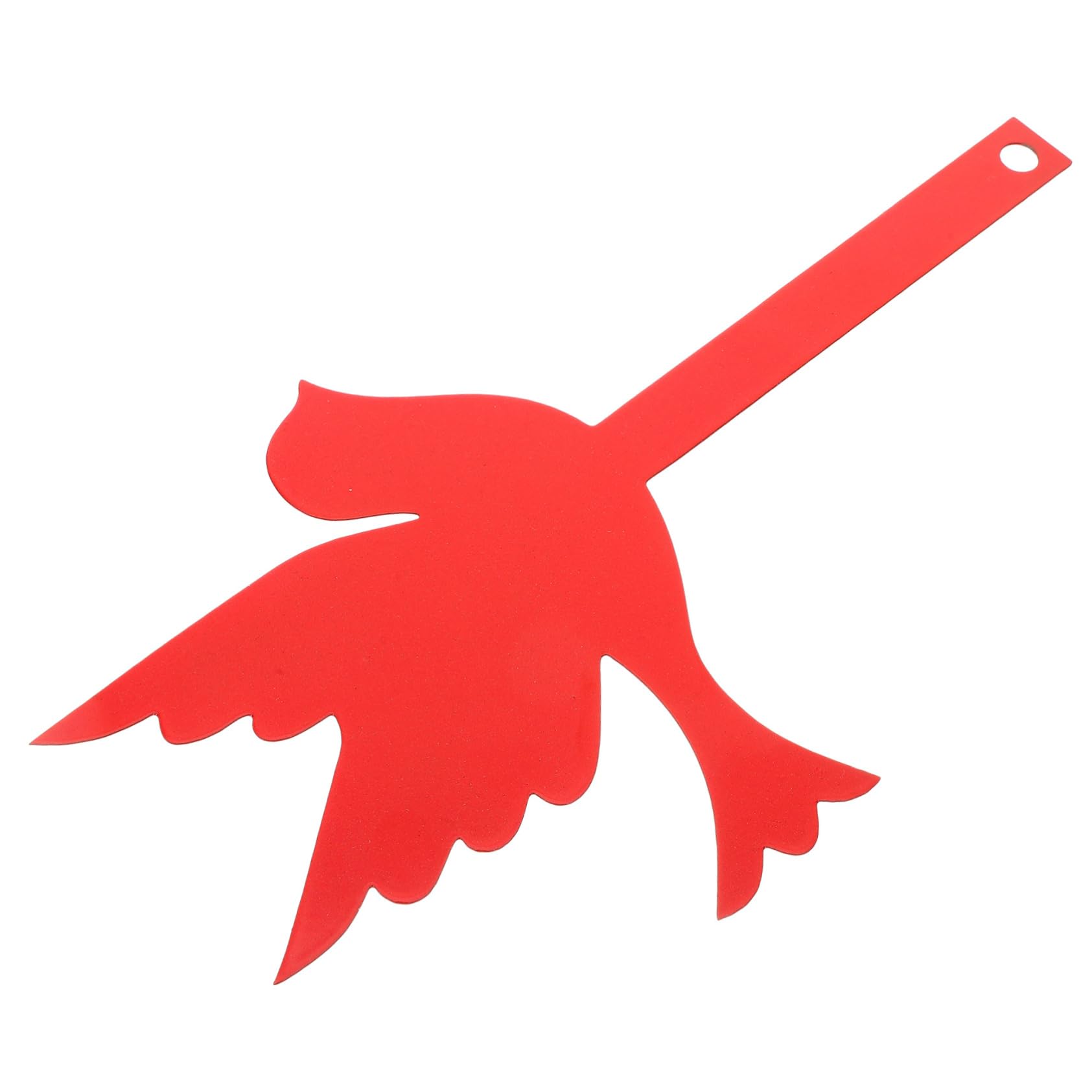 GANAZONO Bird Shape Mailbox Flag Sign Ornament Iron Art Decor for Mailbox Topper Creative Pigeon Design for Outdoor Garden Decoration Red