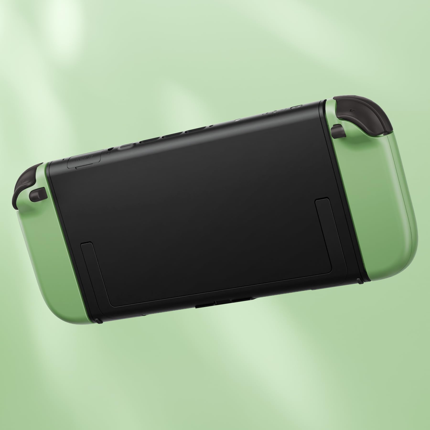 eXtremeRate Ersatz Full Shell & Tasten Set für Switch 2 Joycons, Deluxe Version DIY- Front Gehäuse/Back Case/Griff Deko-Streifen/Mittel Rahme/Knöpfe Zubehör für Nintendo Switch 2 Joy Con-Matcha Grün