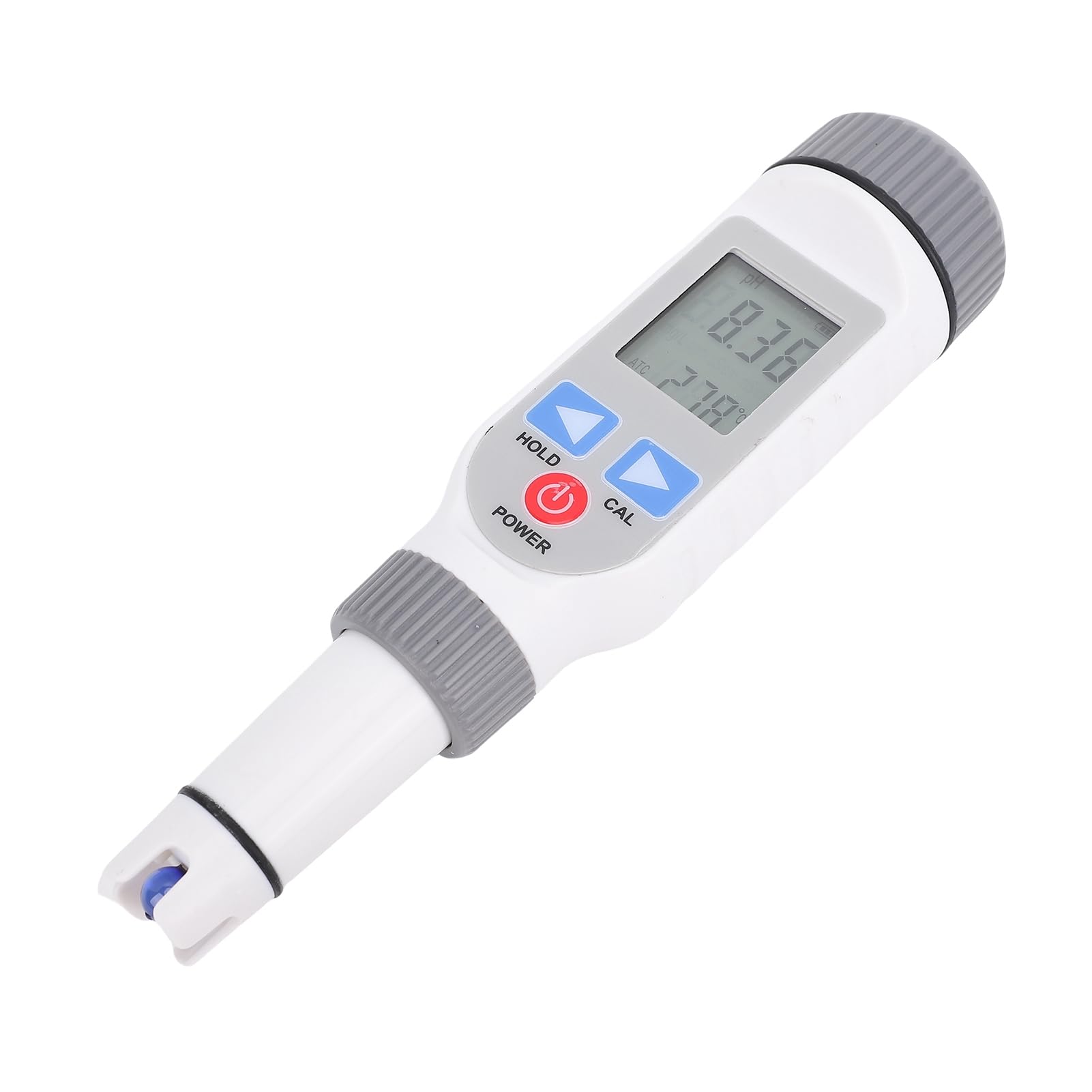 Jiawu Probador de Ph de Alimentos con Pantalla LCD Retroiluminada, Compensación de Temperatura, para Usar en Restaurantes, Uso de la Cocina (PH-C)