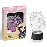 Otaku Lamps Tohru Dragon Maid Miss Kobayashi's Dragon Maid – Anime Lamp Figure Night Light, 16 Color RGB LED – Remote, 3D Anime Room Décor Gift for Otaku